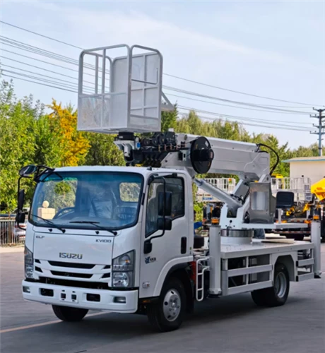 מארז ISUZU KV100-פלטפורמת עבודה אווירית מותקנת – סקירת מוצר
